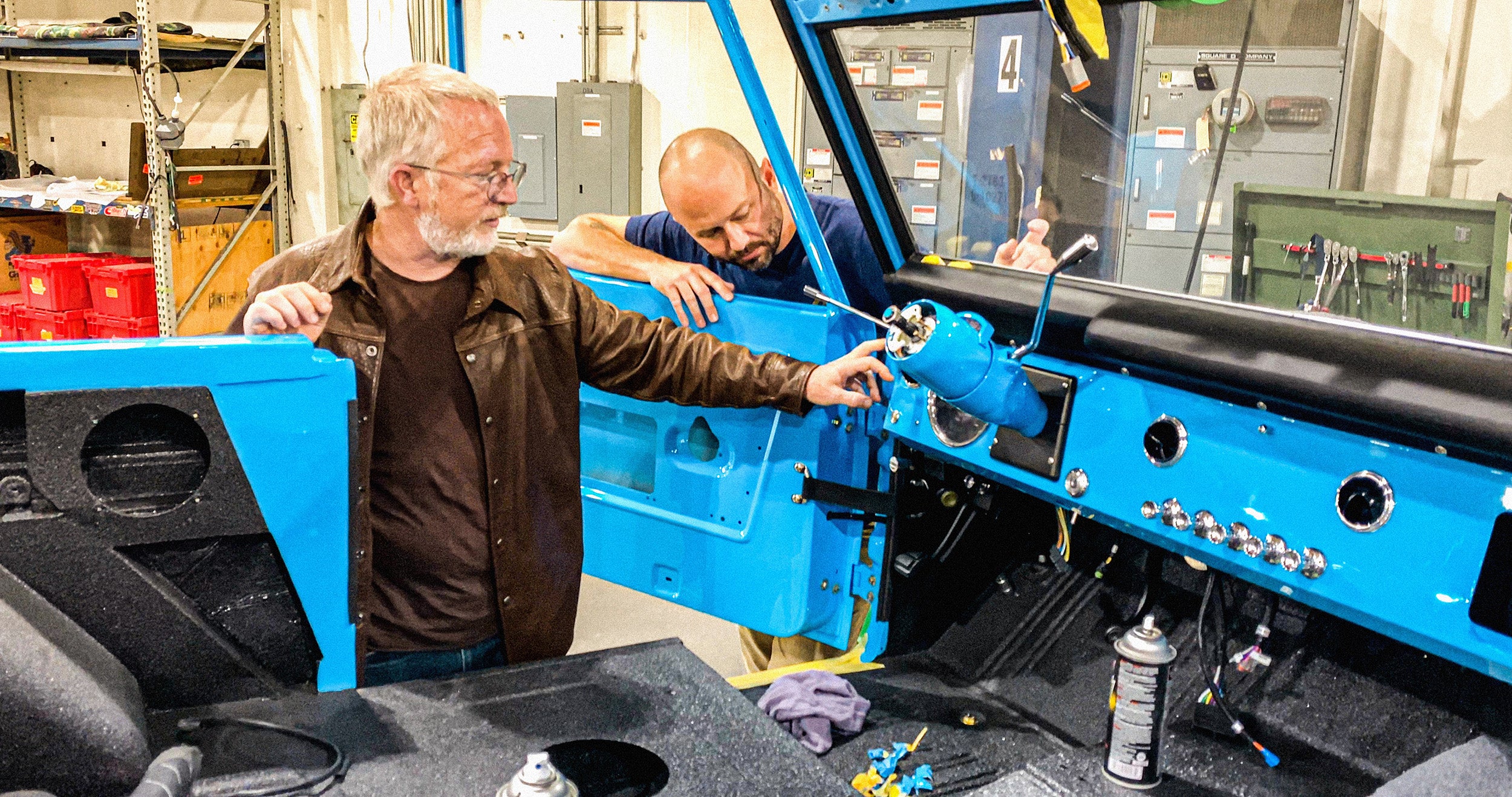 The Best Broncos Ever Built: ICON 4X4 Shop Tour | Revival Cycles, image size:2500x1318