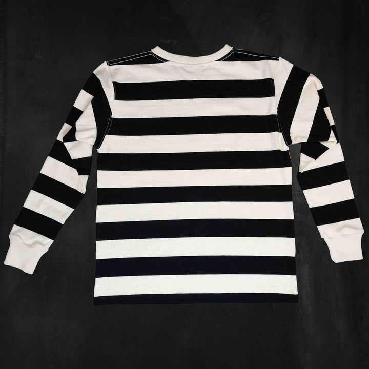 Stripes for creative s.f.c RUGBY SHIRT 黒 S.F.C(ストライプスフォークリエイティブ)BIG RUGGER SHIRT