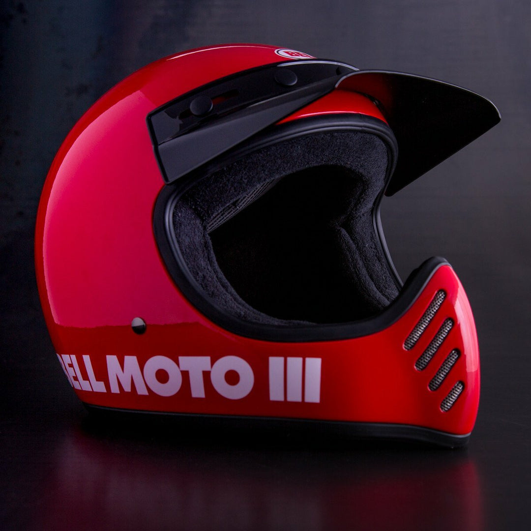 Bell Moto 3 - Gloss Red - Revival Cycles