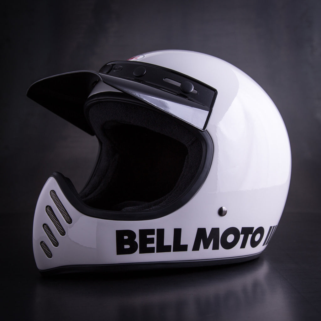 Bell Moto-3 Helmet - Classic White