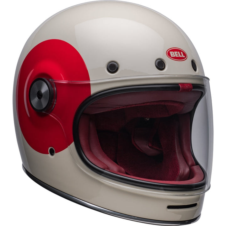 Bell Bullitt TT Helmet - Gloss Vintage White / Oxblood Bell Bullitt TT Helmet - Gloss Vintage White / Oxblood