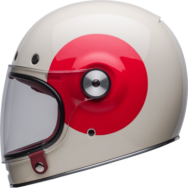 Bell Bullitt TT Helmet - Gloss Vintage White / Oxblood