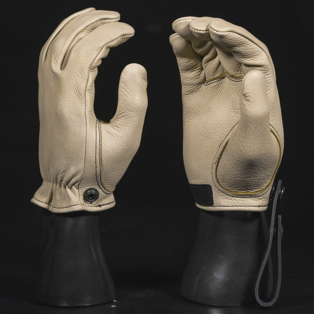 Revival Ranch Road Deerskin Riding Gloves - Cream – Revival